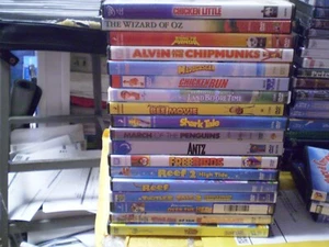 (20) Children's Animal DVD Lot: Disney DreamWorks Wizard of Oz Land Before Time - Picture 1 of 1