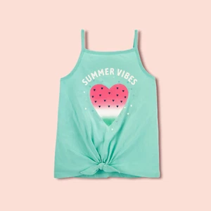 CARTER'S Girls Sleeveless Tank Top WATERMELON GREEN SHINE PICK 6X,7,8,10,14 NWT - Picture 1 of 3