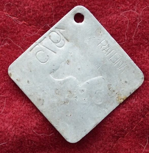 ID Dog Tag 1975-1976 Liepaja Soviet Latvia Russia Riga Vintage - Picture 1 of 2