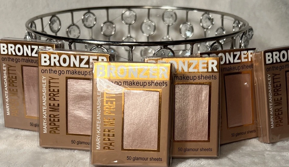 Hojas de maquillaje de papel bronceador Mary-Kate y Ashley (juego de 6) - Diosa - Selladas Foto 1 de 4