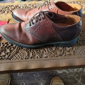Herren Leder Johnston Murphy Braun Saddle Schuhe Italien M 207350 15967 Größe 10,5  - Bild 1 von 20