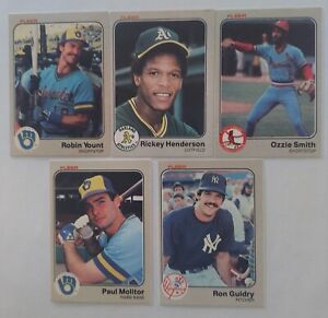 1983 fleer baseball Lot 10 (HOF & Stars)