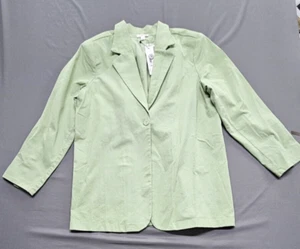 Women's Casual Lightweight Blazer Jacket Suits Lapel Long Sleeve, Large - Picture 1 of 10