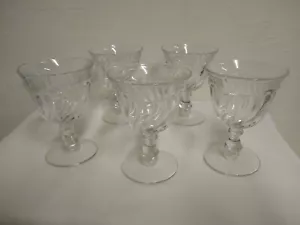 Juego de 5 copas de agua Fostoria Colony 5 1/4" usadas en excelente estado - Imagen 1 de 4