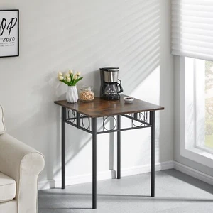 Iron Wood Square Kitchen Dining Room Table - Furniture - Picture 1 of 9