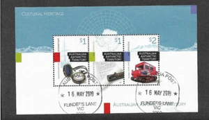 Australian Antarctic Territory- Cultural heritage f.used/cto m/sheet-2019 - Picture 1 of 1
