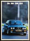 BMW 316 318i 320i 325i Car Sales Brochure FEB 1987 #711031621 2/87VM