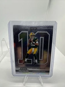 2020 Panini Playoff - Jordan Love #BTN-27 Behind the Numbers Rookie RC Packers H - Picture 1 of 2