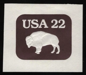 #U608 22c American Buffalo, Mint **ANY 5=FREE SHIPPING** - Picture 1 of 1