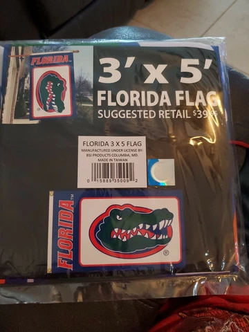 NCAA Licensed Florida Gators 3' x 5' FLAG w/Grommets Banner. New!! Cover