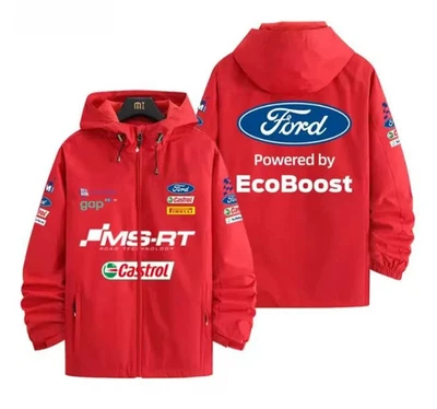 Fashion 3D Printed Men's Zip Up Windbreaker Jacket Outdoor Sportswear - Image 1 of 2