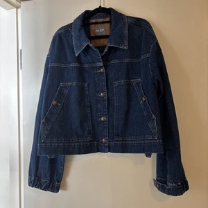 Moss Mosh Danish Brand Denim Jacket NEW Large ( Relisted as Buyer Didn’t Pay) - Picture 1 of 9