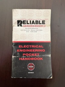 1988 EASA Electrical Engineering Pocket Handbook USA Reliable Electro Mechanical - Imagen 1 de 3
