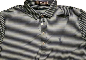 RLX Polo Ralph Lauren Para Hombres Talla XL Verde Azul Polo Absorbente Golf Rendimiento - Imagen 1 de 6