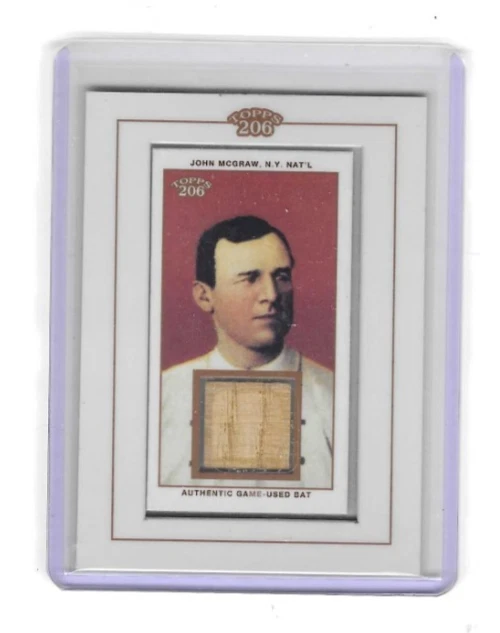 JOHN MCGRAW 2002 TOPPS T206 JUEGO USADO TARJETA DE BATE - ¡NACIONALES!! Foto 1 de 2