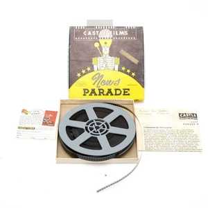 Castle Films 172 News Parade von 1950 8mm Rolle - Bild 1 von 8