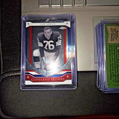 2008 TOPPS CHROME #HR-LG LOU GROZA - 克利夫兰布朗 GRT 二战 VET GRT — 第 1/2 张图片