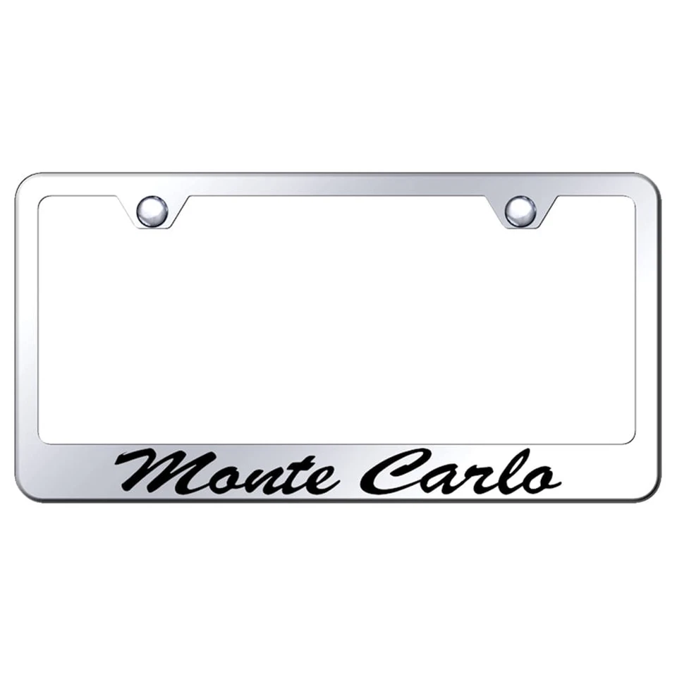 Marco de matrícula espejado con guión para Chevrolet Monte Carlo Foto 1 de 3