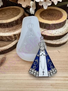 Unsere Dame von APARECIDA religiöse Heilige (KLEIN) handgefertigte Silikonform zum Basteln - Bild 1 von 7