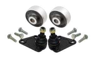 Set of 2 Rearward Control Arm Bushings + 2 Ball Joints (L + R) for AUDI - Picture 1 of 1