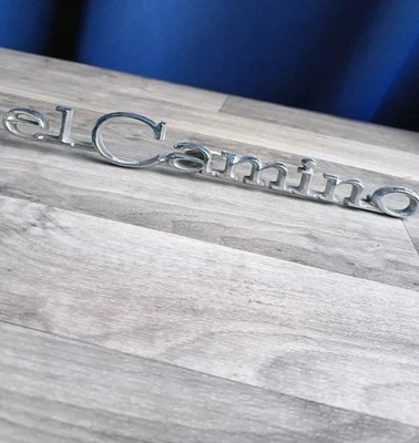 OEM 1968 1969 El Camino Chevrolet Car Vehicle Quarter Panel Emblem Badge 7739425 - Image 1 of 4