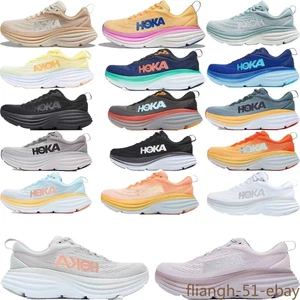 Hoka One One Bondi 8 Men's Women Running Shoes Athletic Shoes Sneakers Gym Shoe