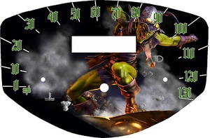 Yamaha Stryker 1300 Face Plate Fits 2011- Newer  (mph or km/h) Green Hornet  - Picture 1 of 2