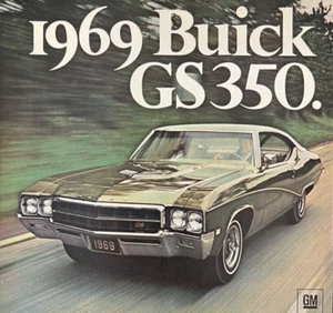 1969 Buick GS350 Oldtimer Werbung fertig zum Rahmen und Display - Bild 1 von 2