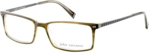 John Varvatos Eyeglasses V336 55mm Olive - Handmade in Japan - Picture 1 of 2