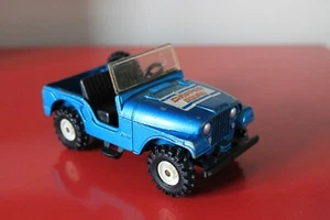 Corgi 4" Jeep CJ-5 blau Diecast Auto Vintage Spielzeug CHOPPER SQUAD gebraucht - Bild 1 von 8