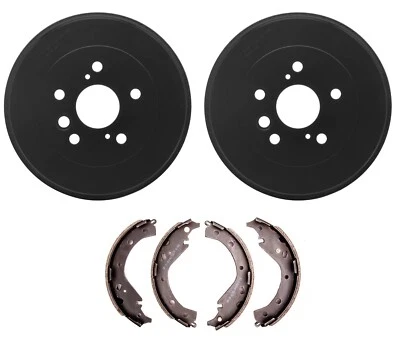 动态摩擦后高级制动鼓和鞋套件适用于丰田 RAV4 03-05 — 第 1/4 张图片
