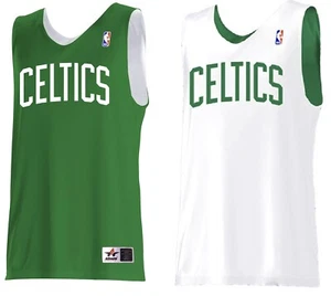 Boston Celtics NBA Alleson Basketball Reversible Jersey Green White Men's Medium - Picture 1 of 2