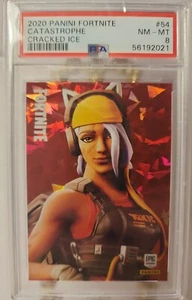 PSA 8 Fortnite Series 2 Catastrophe ๐บ๐ธ Cracked Ice #54 Rare SSP USA Print - Picture 1 of 2