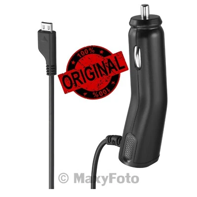 CARICABATTERIE CARICA AUTO SAMSUNG ORIGINAL ACADU10CBE 12V MICROUSB NERO 78A985A - Immagine 1 di 3