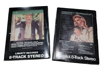 Kenny Rogers Greatest Hits and Share Your  Love 8 Track Tapes Liberty - Image 1 of 4