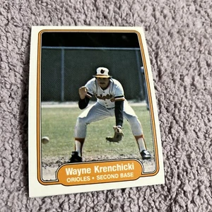 1982 Fleer #168 Wayne Krenchicki Baltimore Orioles - Picture 1 of 1