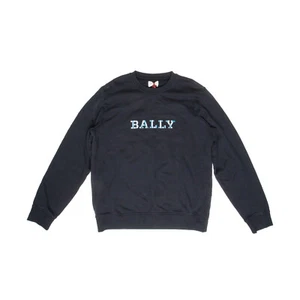 Sudadera Bally Mj Logo Negra Talla M 4101 - Imagen 1 de 1