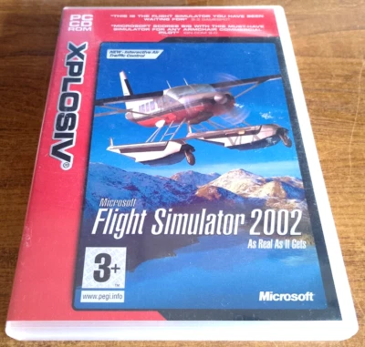 Xplosiv - Microsoft Flight Simulator 2002 - 3 x Windows PC CDrom Vintage Set - Image 1 of 4