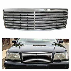 For Mercedes-Ben S-Class W140 1991-1998 1408800583 Hood Mesh Front Grille Grill - Picture 1 of 10
