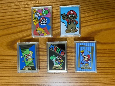5 колод: редкие игральные карты Nintendo (P прозрачные) - Super Mario - запечатанные новые - Изображение 1 из 4