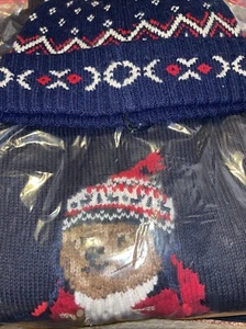 Ralph Lauren Polo Christmas Bear Sweater Sz XL W Hat Men 2024 Edition Let's Go🐻 - Picture 1 of 14