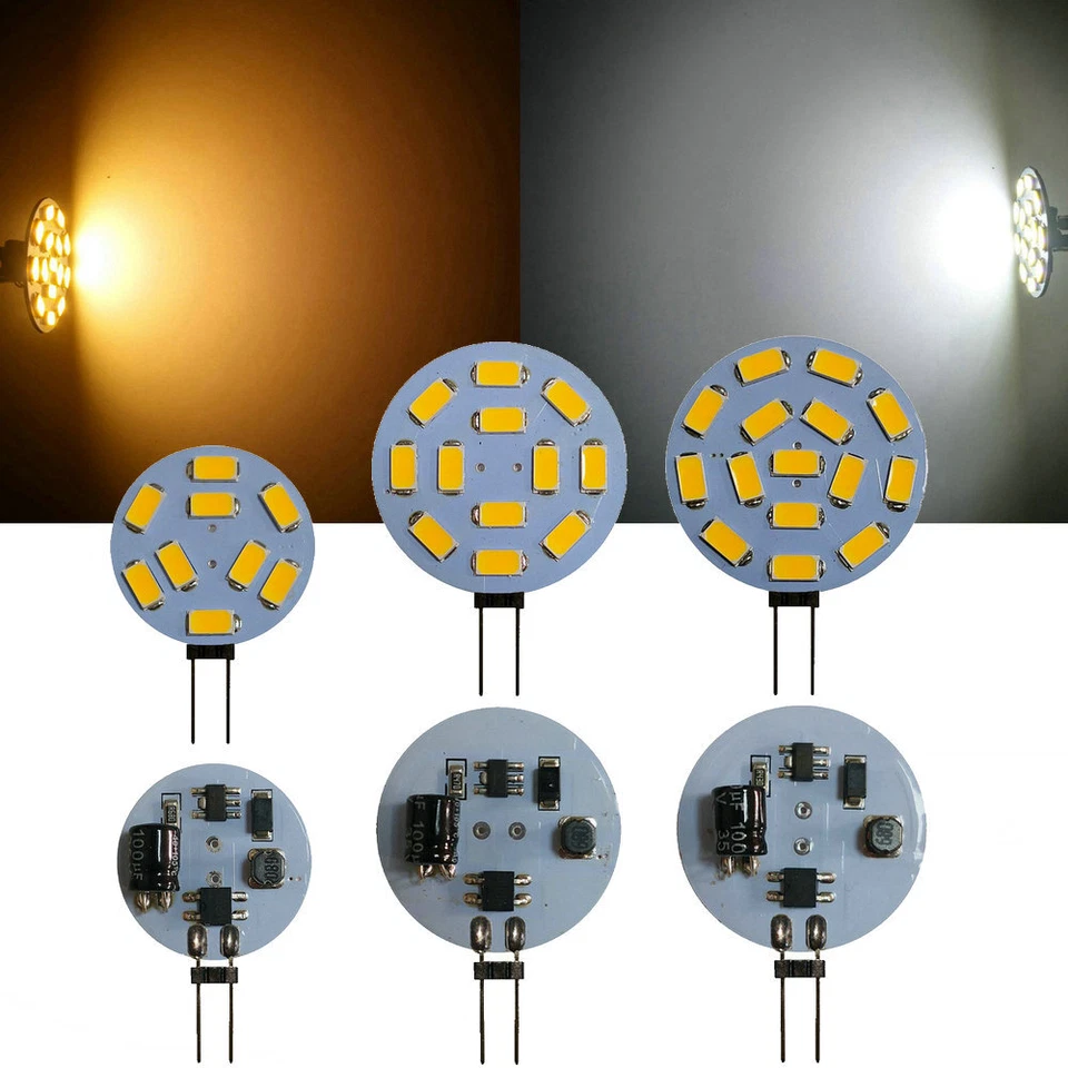 Bombillas LED G4 3W/4W/5W Pasadores Laterales PanelSpotlight Regulable Reemplazar Lámpara Halógena - Imagen 1 de 4