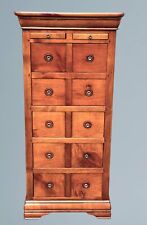 Tall Slim French Cherry Chest of Drawers - Artcopi Furniture
