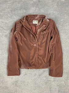 Joyfolie Mia Joy Rose Velvet Jacket Sz 7 Girls Bohemian Blazer - Picture 1 of 14