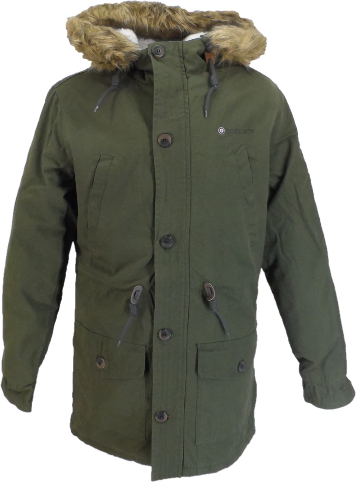 Lambretta Mens Retro Fishtail Parka - Image 1 of 4