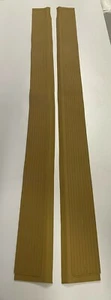 Pair Rubber Door Sill Mats Protection for Mercedes-Benz R107 SL - Beige 2 pcs - Picture 1 of 5