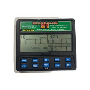 Vintage Radica Blackjack 21 Handheld Electronic Game Model 1450 Tested Works - Picture 1 of 2