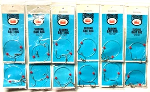 12 PAQUETES FISHKING SW-212 Plataforma de Cebo Deslizante Tamaño 3/0-4/0 Gancho Pulpo Prueba 30 lb - Imagen 1 de 21