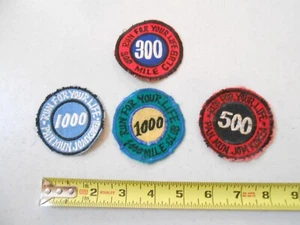 RARE 1970'S SET 4 US ARMY RUN FOR YOUR LIFE PAN MUN JOM KOREA PATCHES MILITARY - Picture 1 of 3