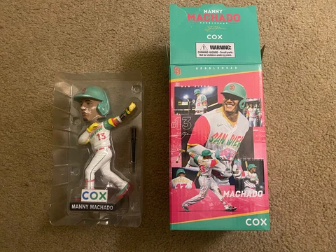 Manny Machado CITY CONNECT Bobblehead San Diego Padres May 15th SGA Cover